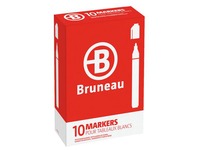 Etui 10 uitwisbare markers JMB geass. kleuren plastic behuizing